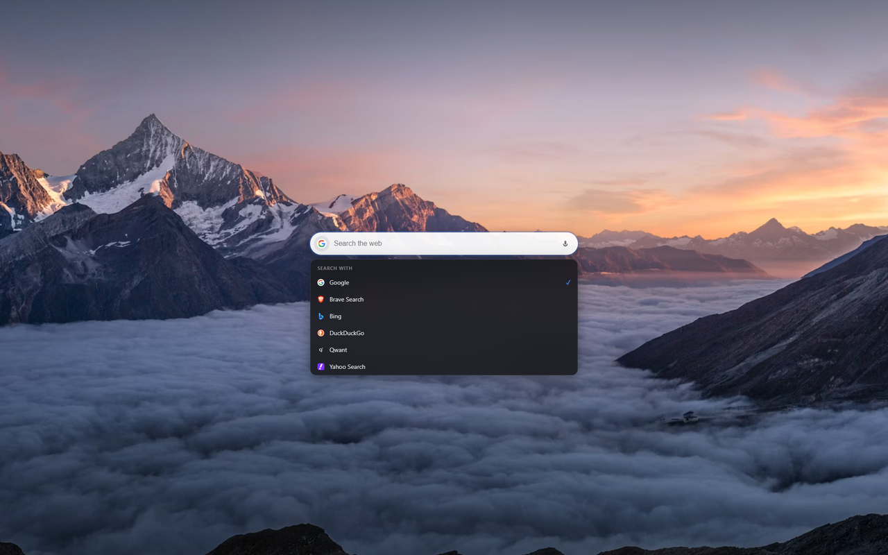 Multi Search Engine Support Screenshot
